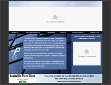 Tablet Screenshot of louisvilleplateglass.com